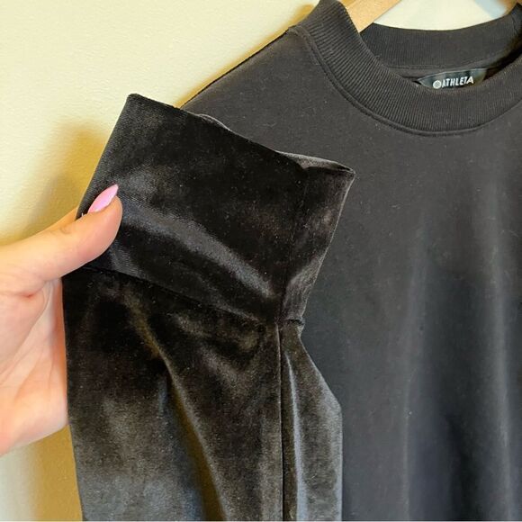 Athleta Retroplush Velvet Crewneck Sweatshirt - Picture 10 of 16